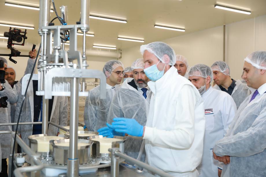 В Армении открылся оснащенный современными технологиями завод по производству сыра и других молочных продуктов